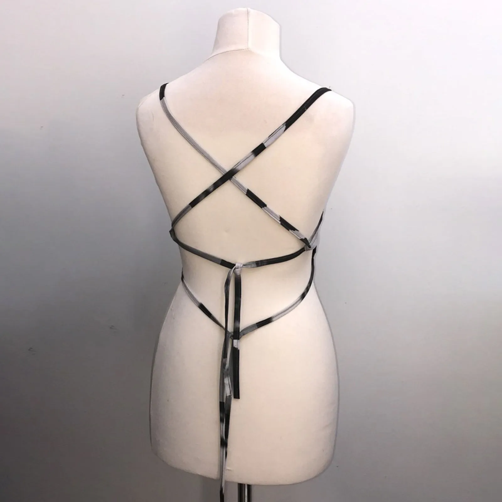 Graphic Backless Strappy Top