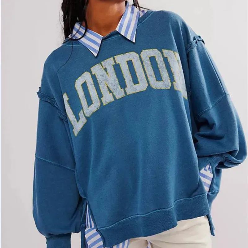 Graphic Long Sleeve  Crewneck Shirt