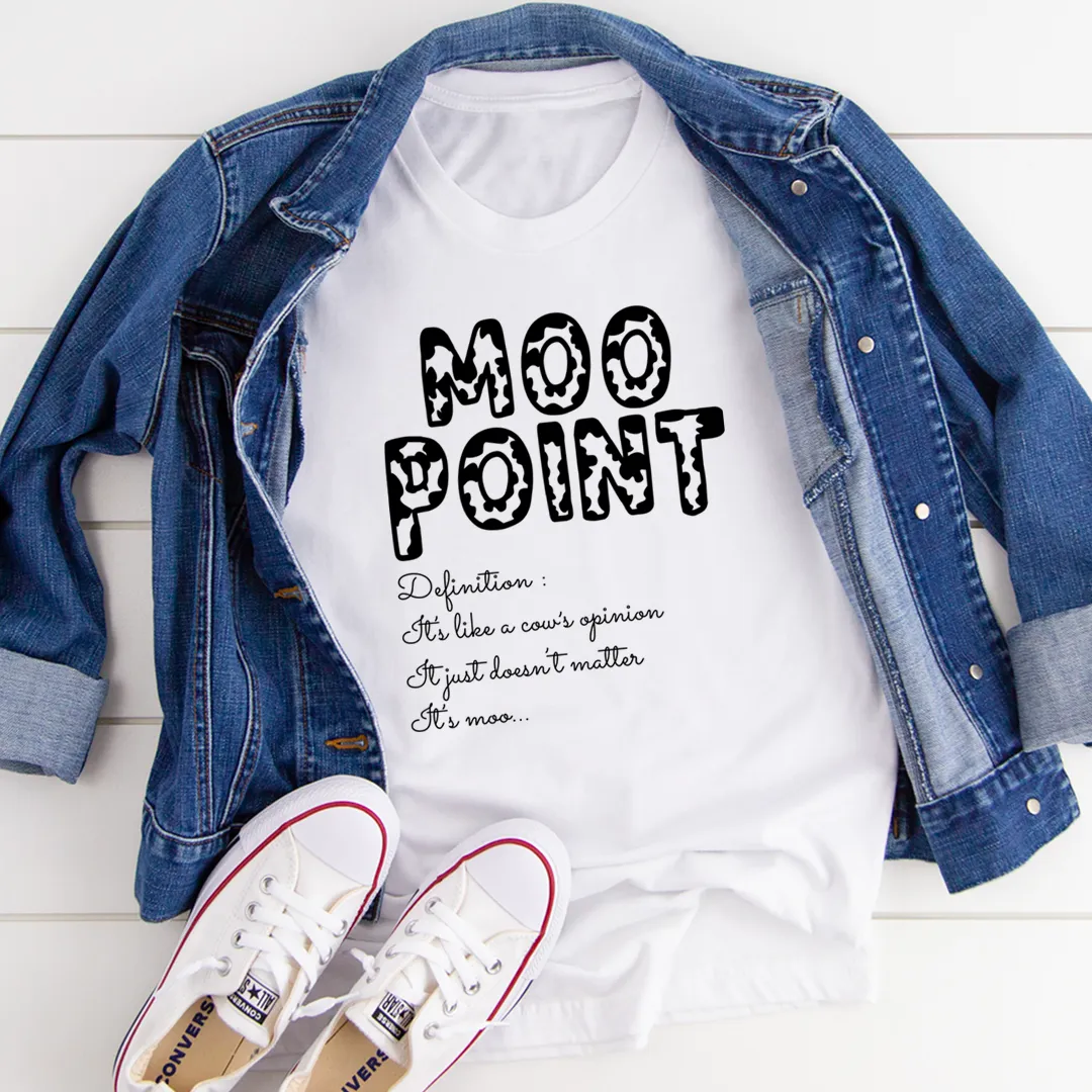 Graphic T-Shirts Moo Point Tee
