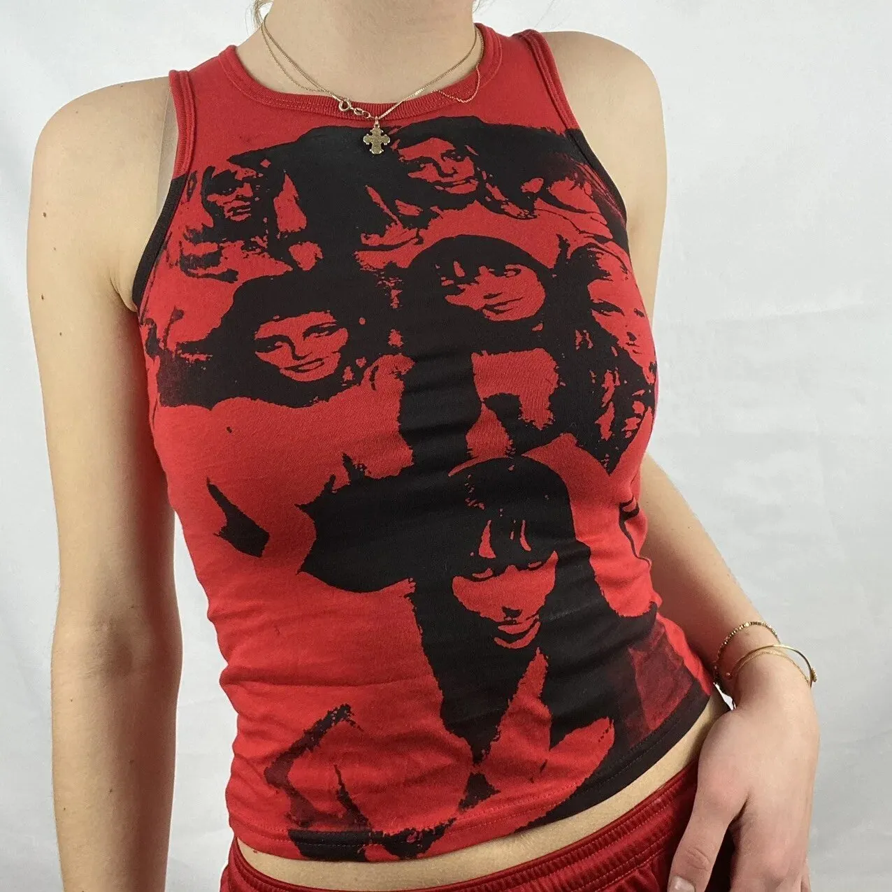 Graphic Tank Tops Y2K