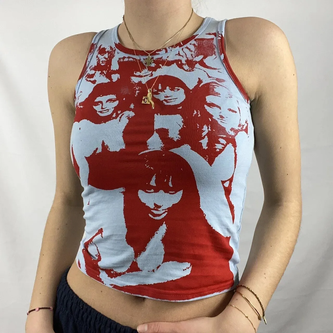Graphic Tank Tops Y2K