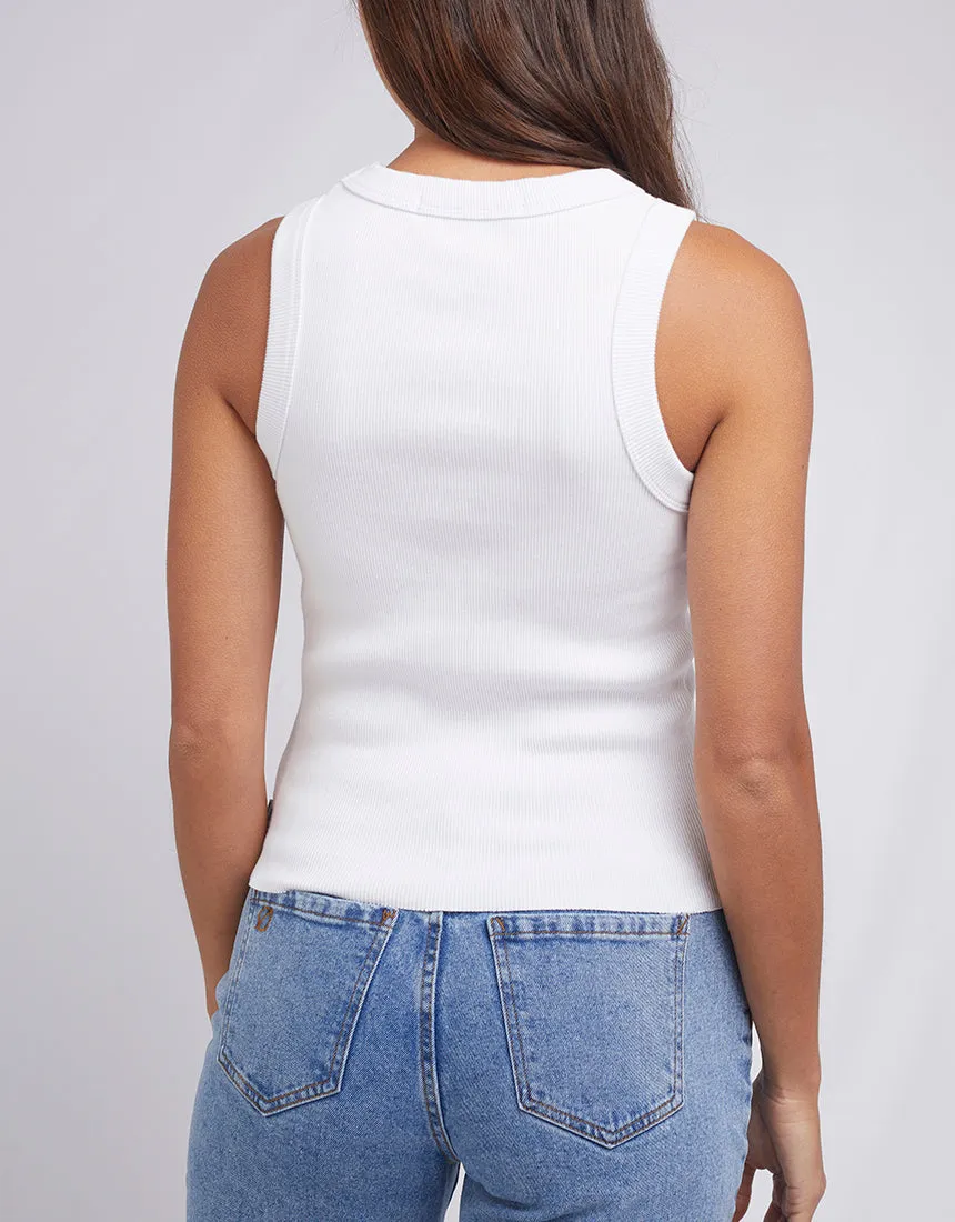 Greta Tank 3 Pack White, Black & Khaki