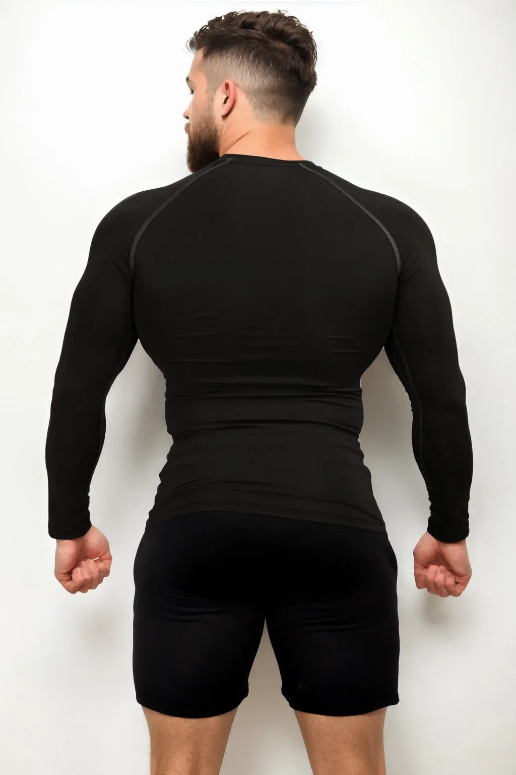 Grey Compression T-shirt Full Sleeves