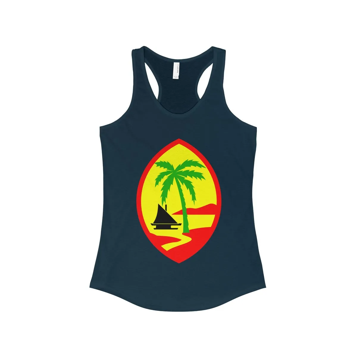 Guam Rasta Racerback Tank