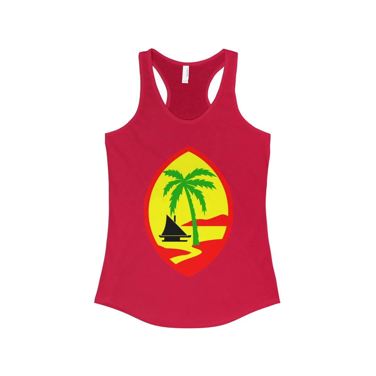 Guam Rasta Racerback Tank