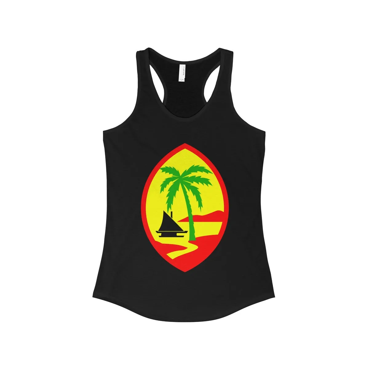 Guam Rasta Racerback Tank