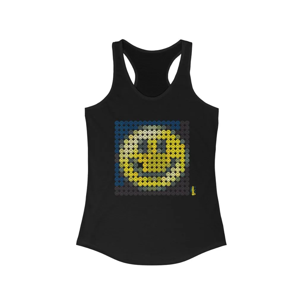 Happiness From a Distance - Womens Racerback Tank Tops
