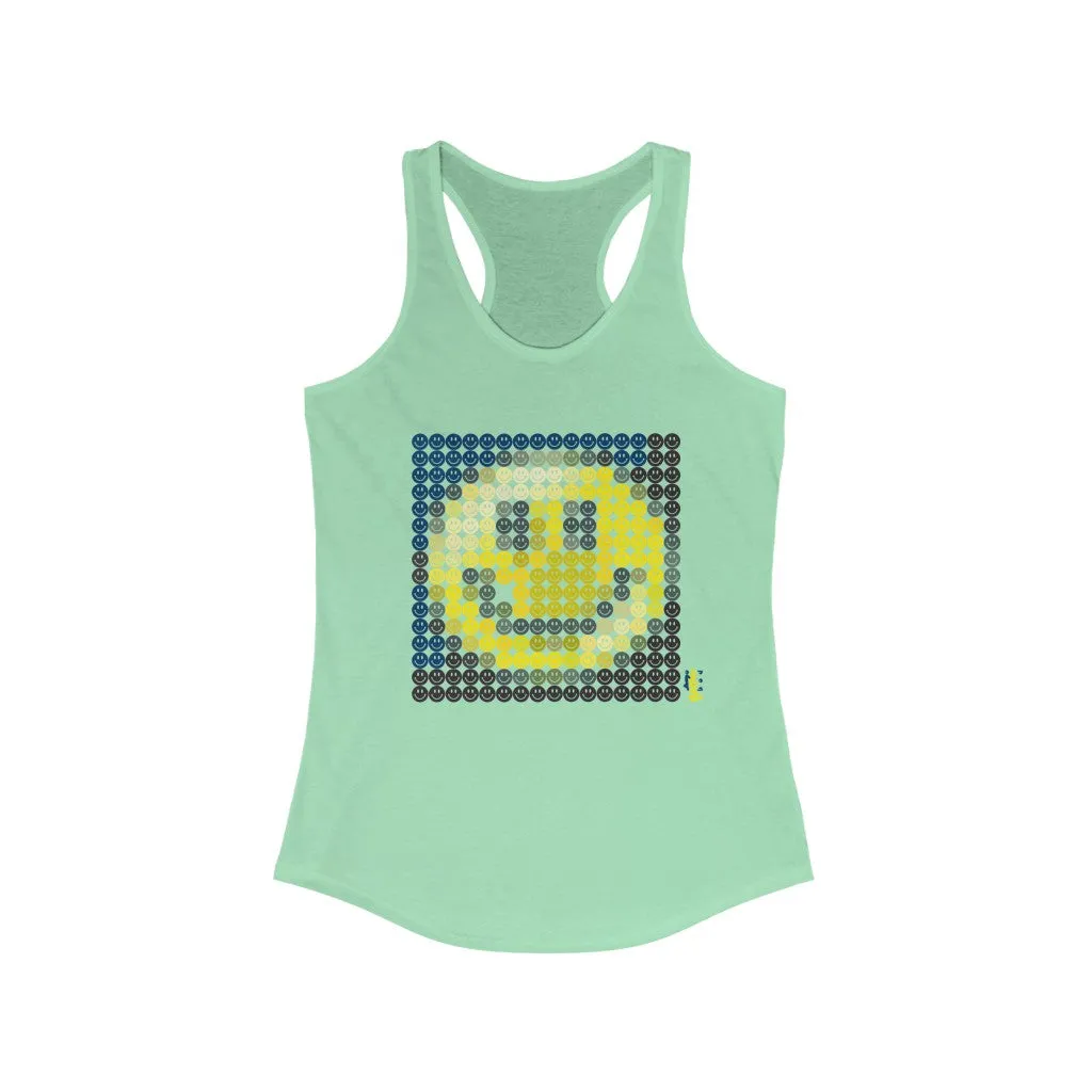 Happiness From a Distance - Womens Racerback Tank Tops