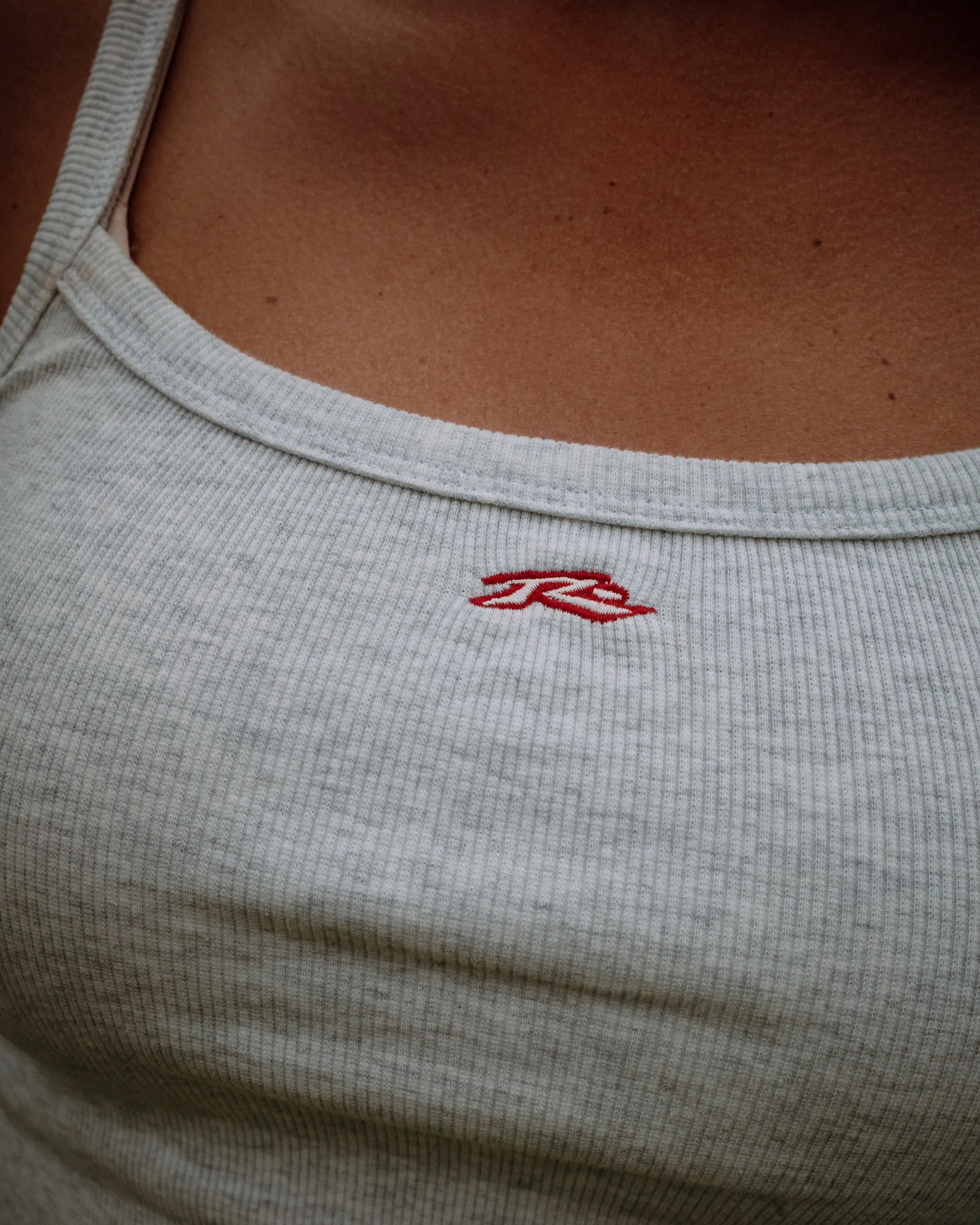 Heritage Ribbed Crop Tank Top