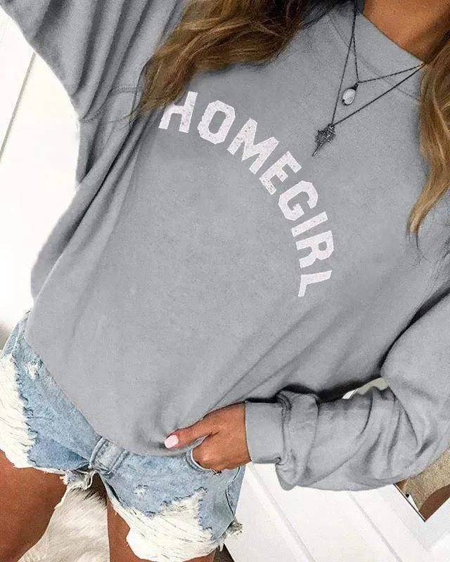 Home Girl Graphic Sweatshirt