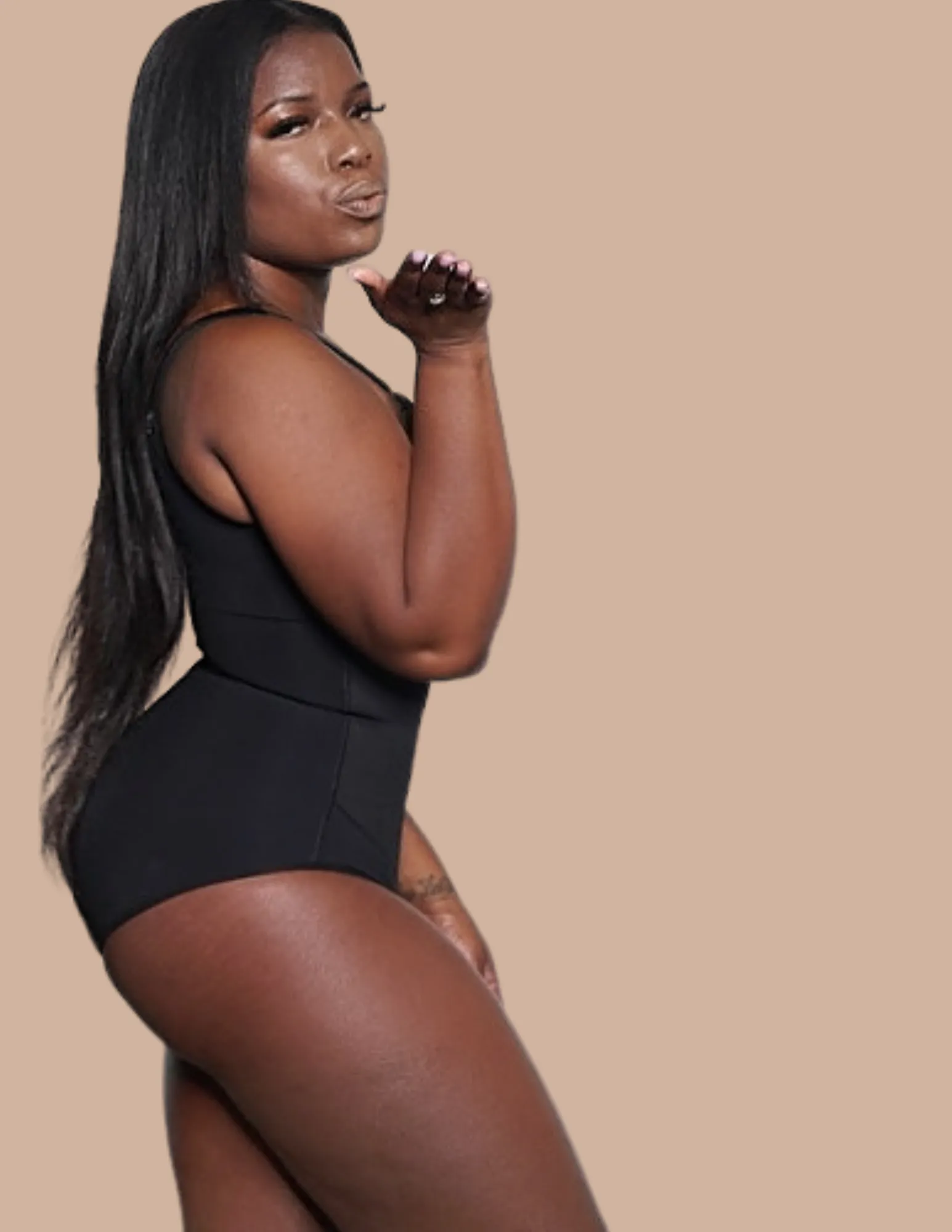 Hour Glass Zipper Bodysuit Faja