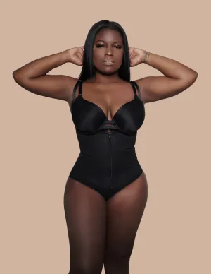 Hour Glass Zipper Bodysuit Faja