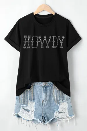 HOWDY Rhinestone T-Shirt