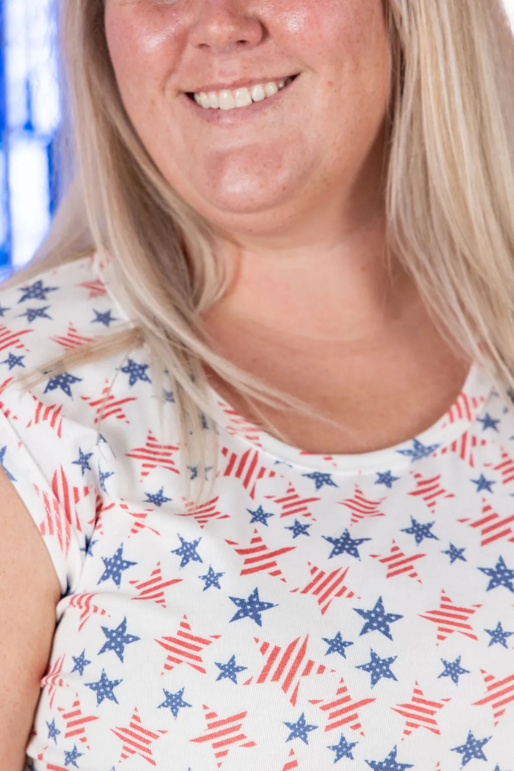 IN PRODUCTION Ava Tank - American Stars and Stripes