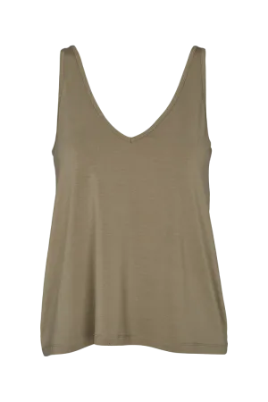 Jo V Tank - Vetiver
