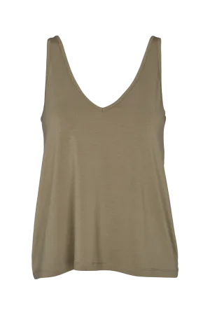 Jo V Tank - Vetiver