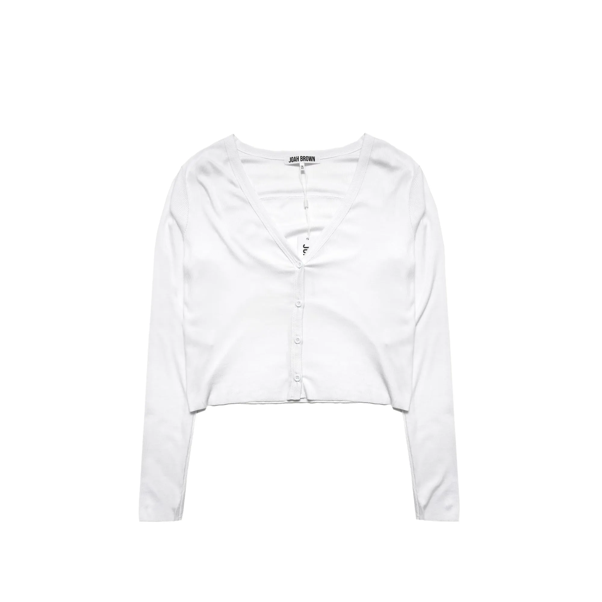 Joah Brown Cropped Button Down [243CAR]