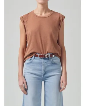 Kelsey Roll Sleeve Tee Topaz Malt Ball