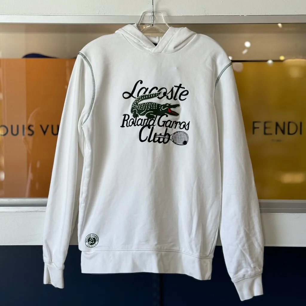 LACOSTE GRAPHIC TOPS WHITE XS