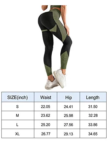 LASLULU Ruched Scrunch Butt Leggings for Womens Butt Lift Yoga Pants Slimming Booty Textured Workout Leggings Running Tights(Black White Medium)