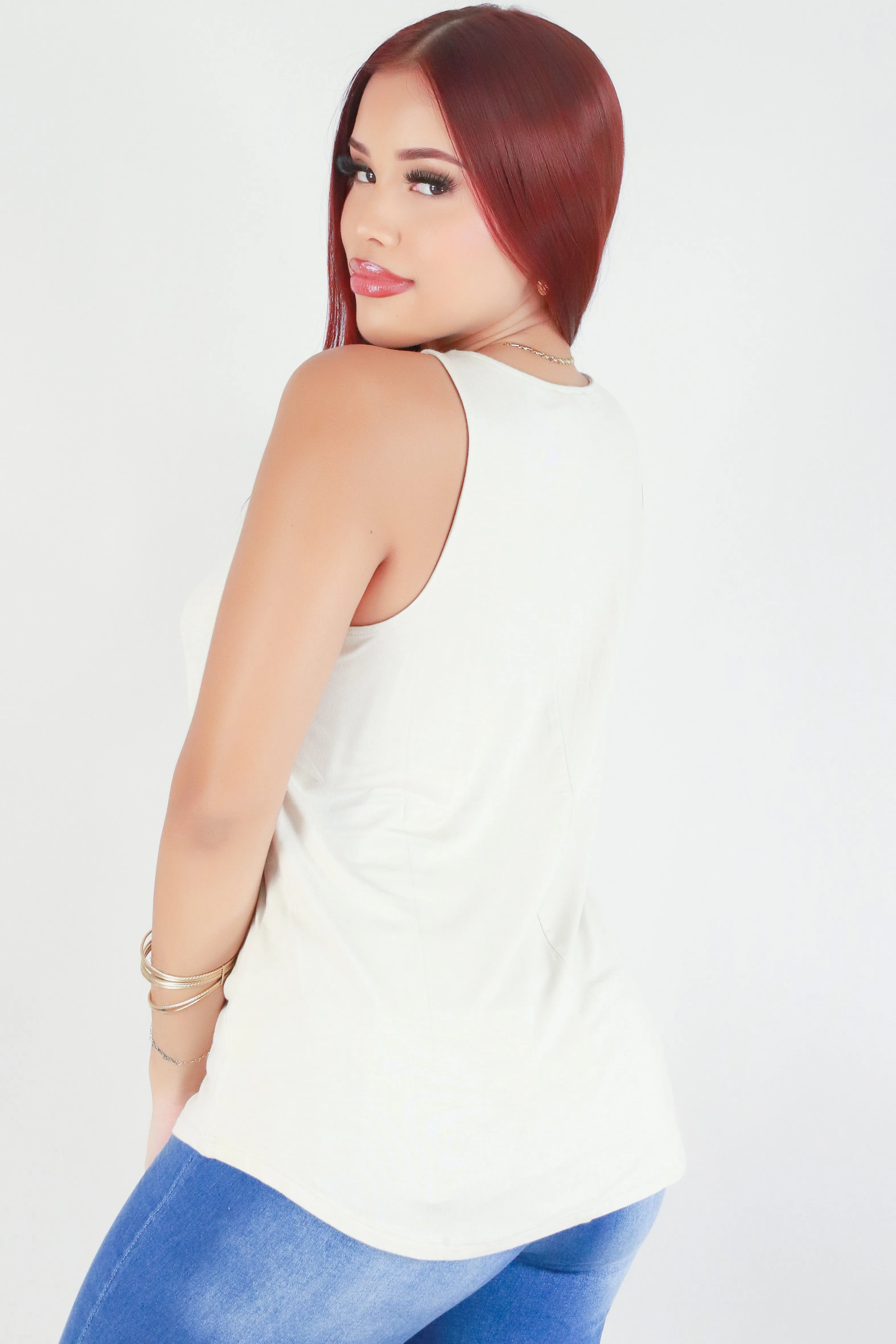 LASTING IMPRESSION TANK TOP