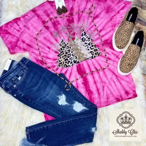 Leopard Christmas Tee