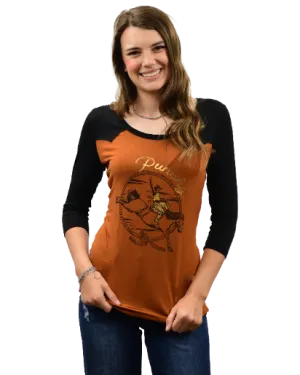 Liberty Wear Collection Tops: Punchy Buckin' Horse