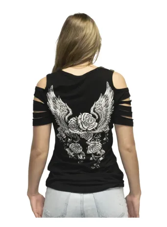 Liberty Wear Collection Tops: Purple Rose