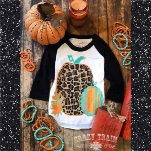 Little Leaves of Leopard Baseball Tee