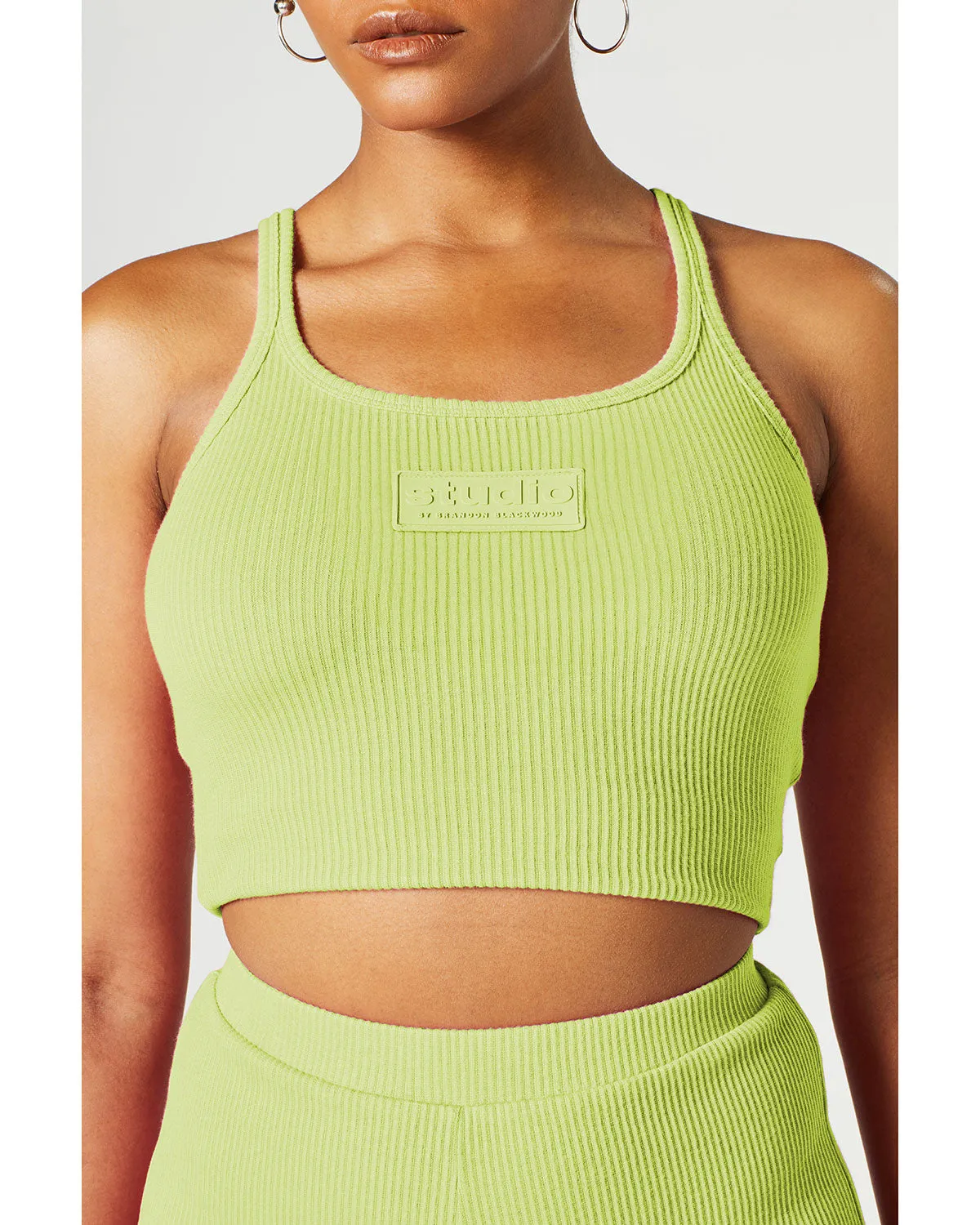Logo Crop Tank Top