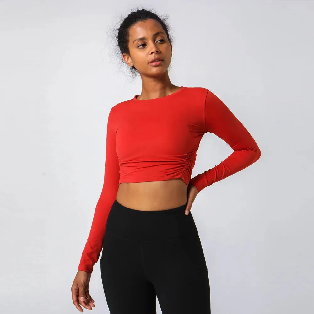 Long Sleeve Compression Crop