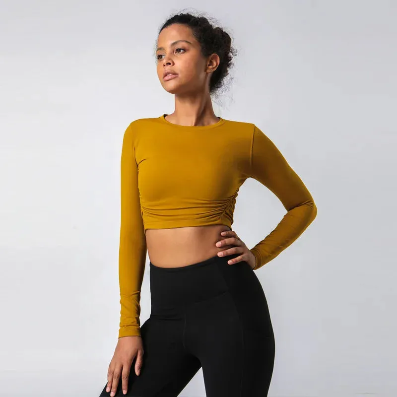 Long Sleeve Compression Crop