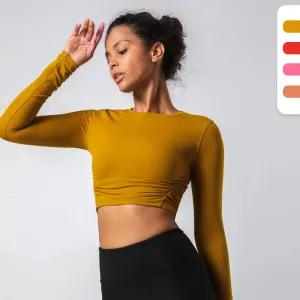 Long Sleeve Compression Crop