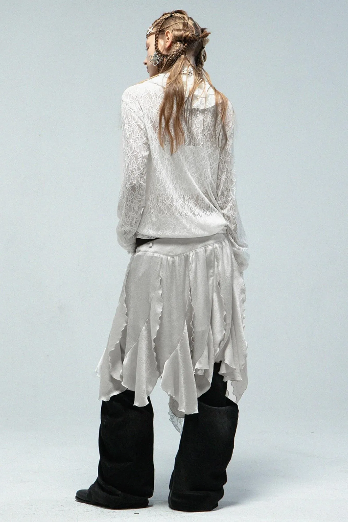 Loose Fit Lace Shirt