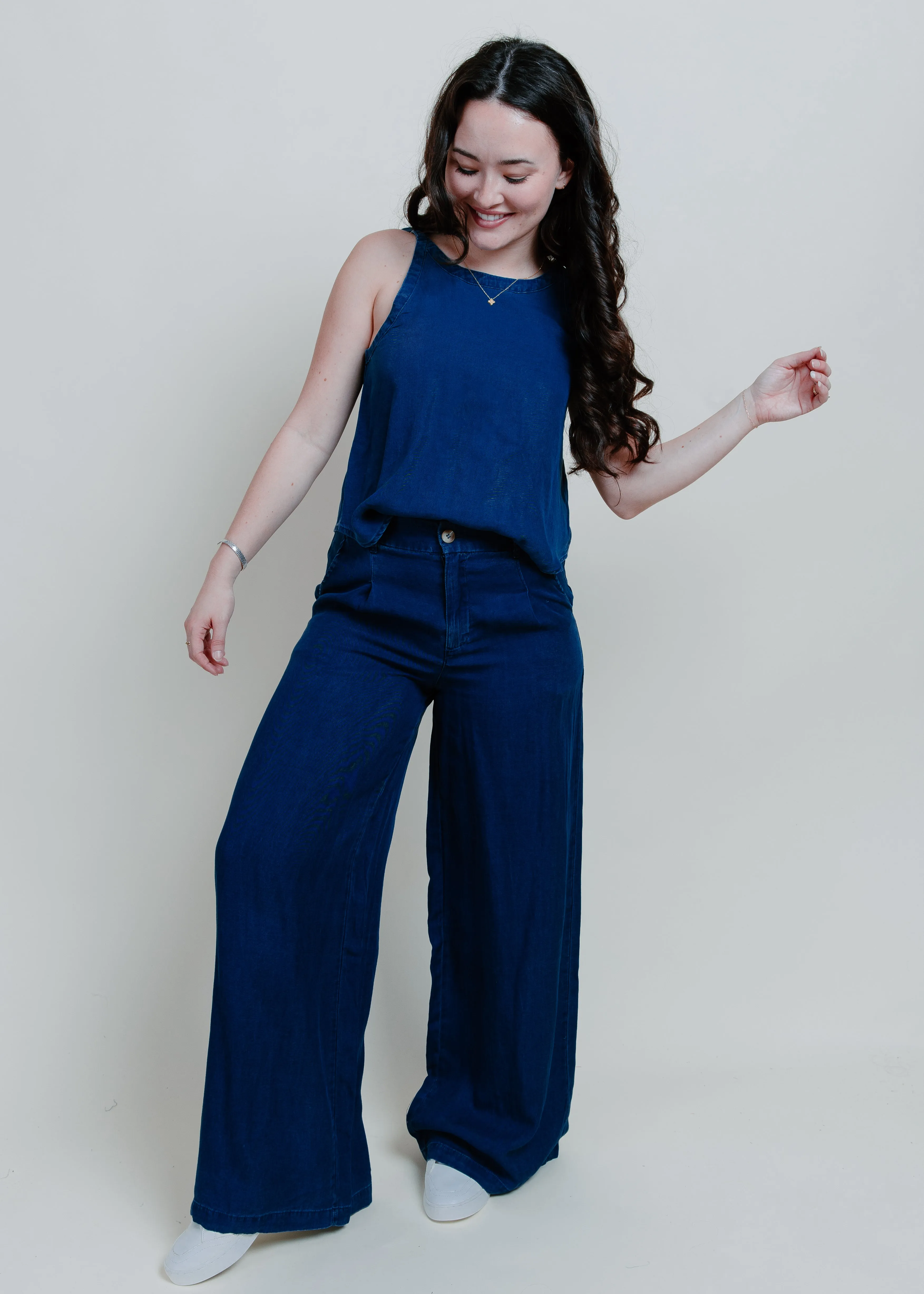 Loraine Chambray Top