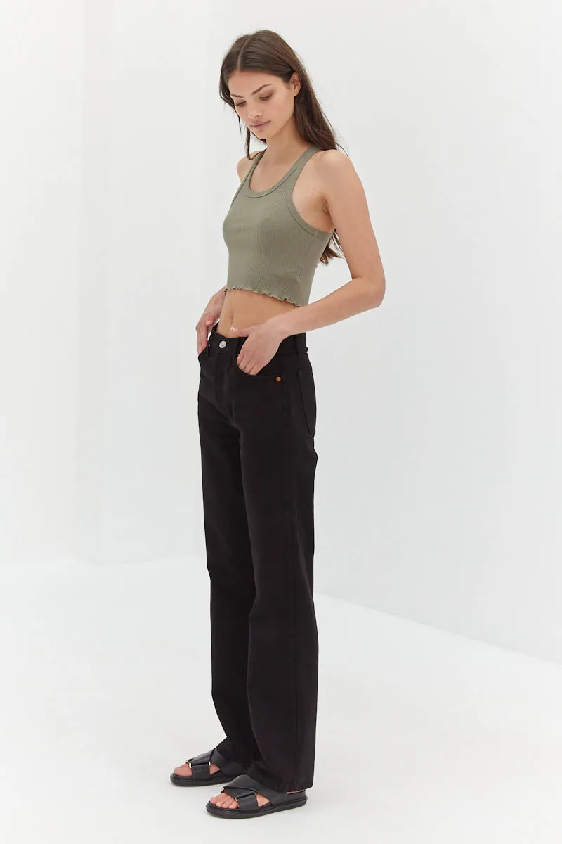 Lou Crop - Khaki