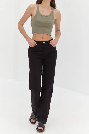Lou Crop - Khaki