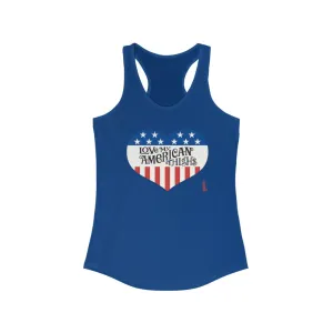 Love My American Thighs - Womens Racerback Tank Tops