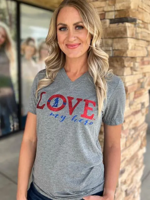 Love My Hero Tee - National Guard