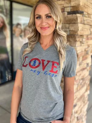 Love My Hero Tee - National Guard