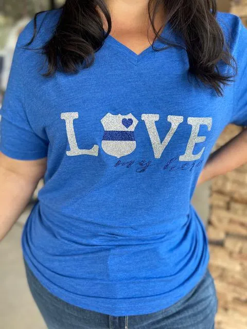 Love My Hero Tee - Police