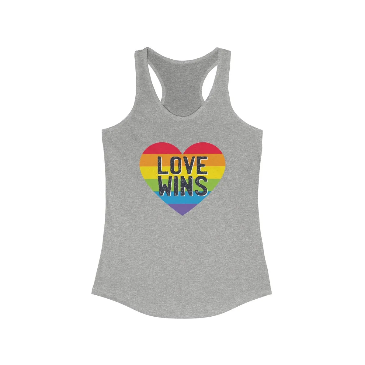 LOVE WINS <br>women's racerback tank