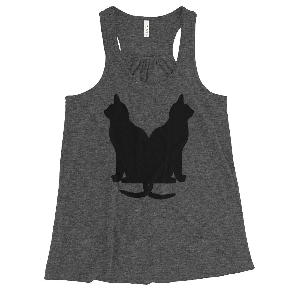 Lucky Black Cats Racerback Tank Top
