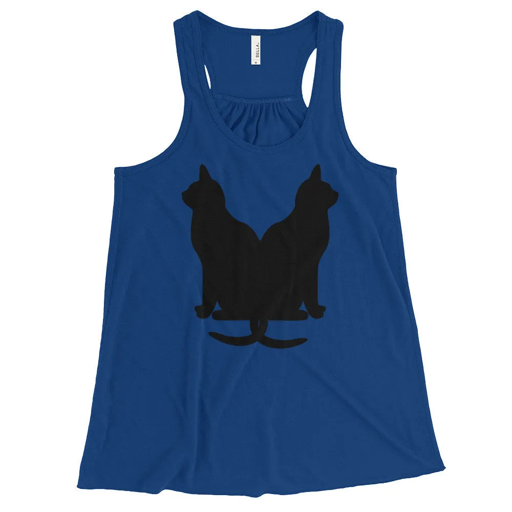 Lucky Black Cats Racerback Tank Top
