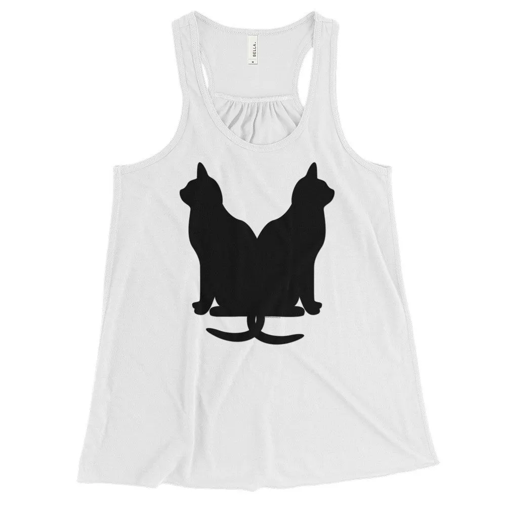 Lucky Black Cats Racerback Tank Top