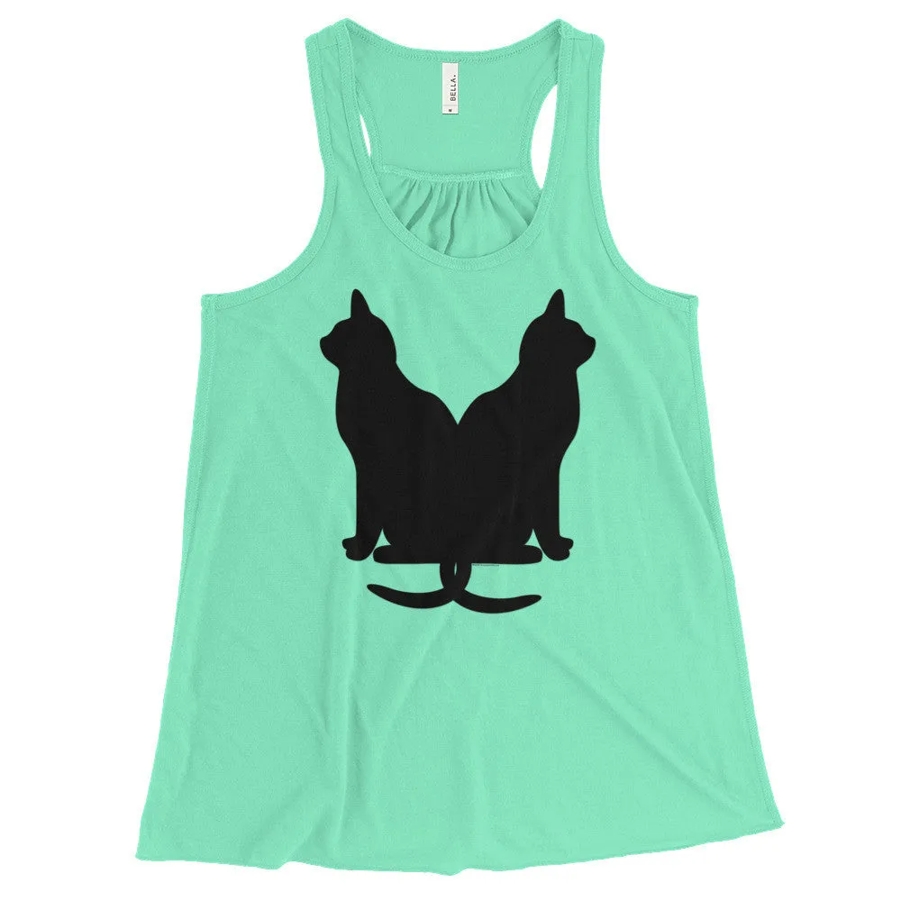 Lucky Black Cats Racerback Tank Top
