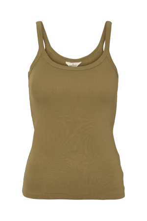Ludmilla Strap Top - Martini Olive