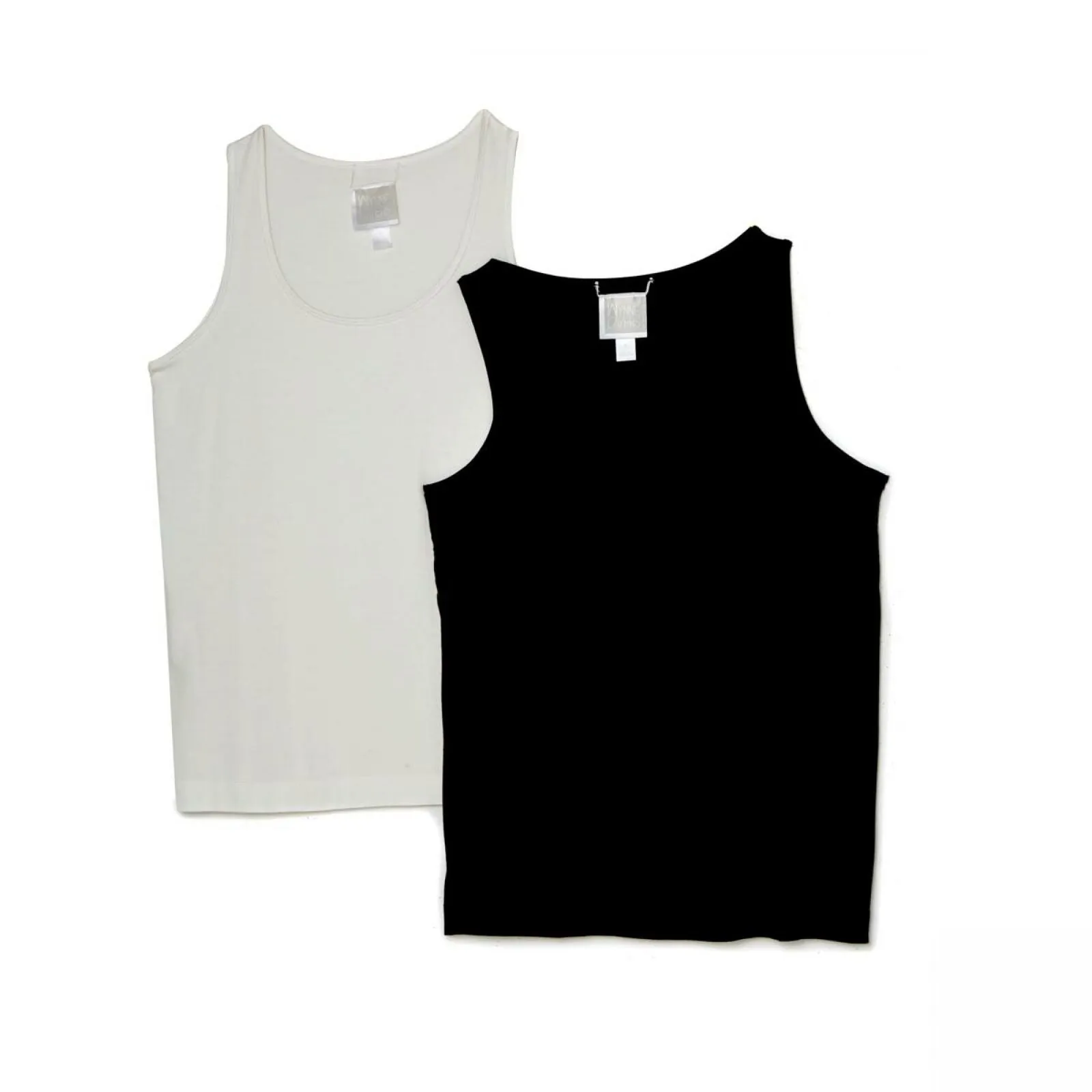 MarlaWynne WynneLayers Plus Size Essential 2 Pack Stretch Layering Tank Tops