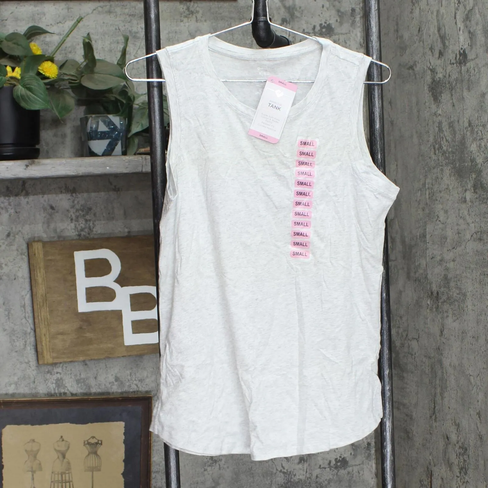 Member's Mark Women's Relaxed Fit Pima Cotton & Modal Essential Tank DLT4891S