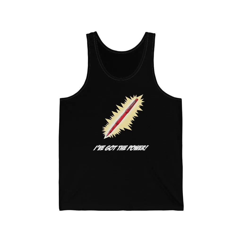 Men's Red Pen Power Jersey Tank